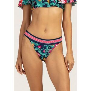 Trina Turk Reversible India Garden Banded Hipster‎ Bikini Bottoms, Size 8, NWT